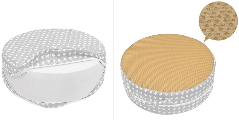 Zicac Kids' Anti-slip Chair Booster Seat-High Chair Pad Heightening Dismountable Round Cushion - Image 4